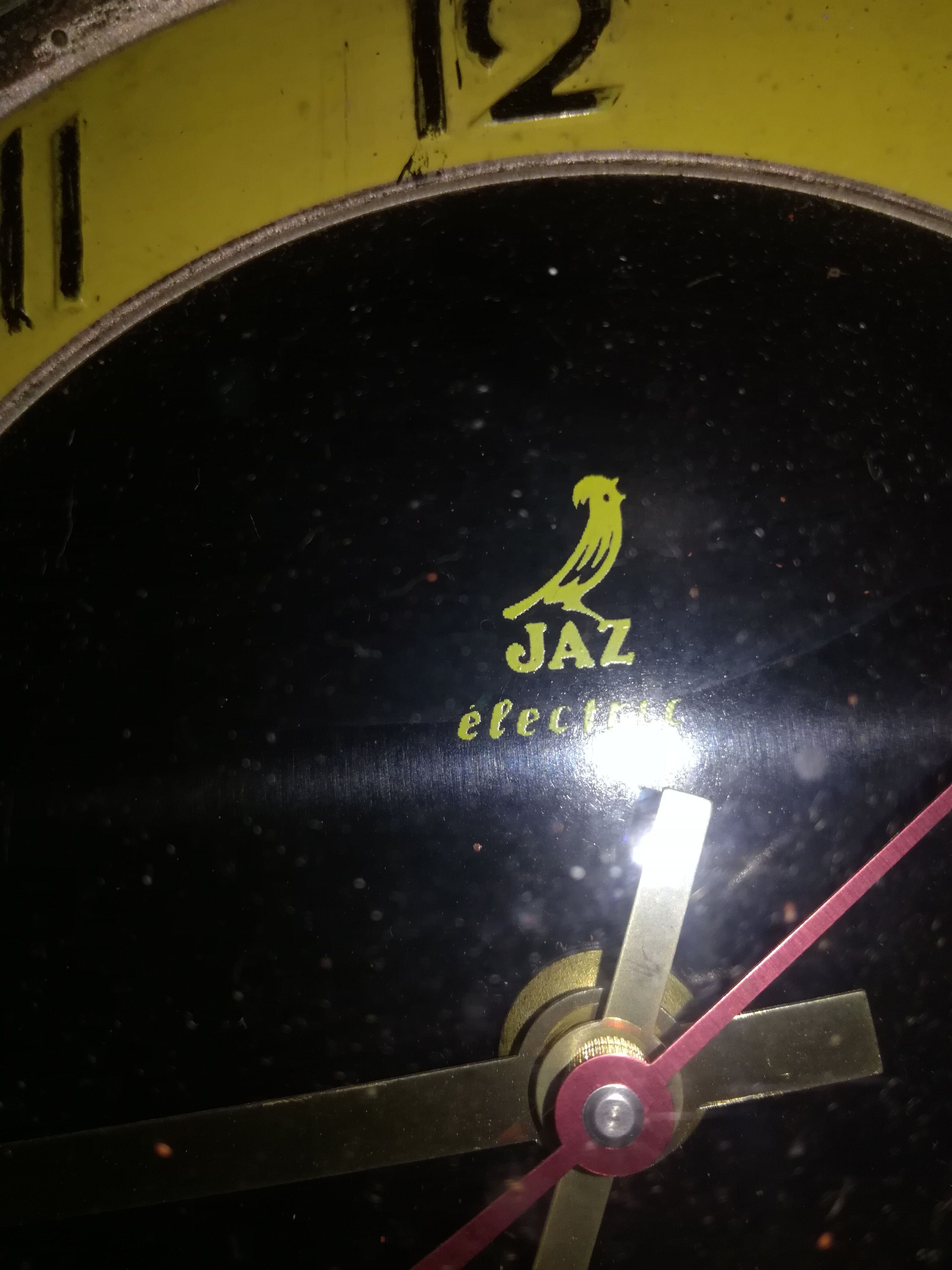Vintage JAZ pendule in formica