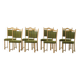Danish "Mid-Century Modern" style, set of 8 dining chairs in oak signed by Henning Kjærnulf, 1960s.