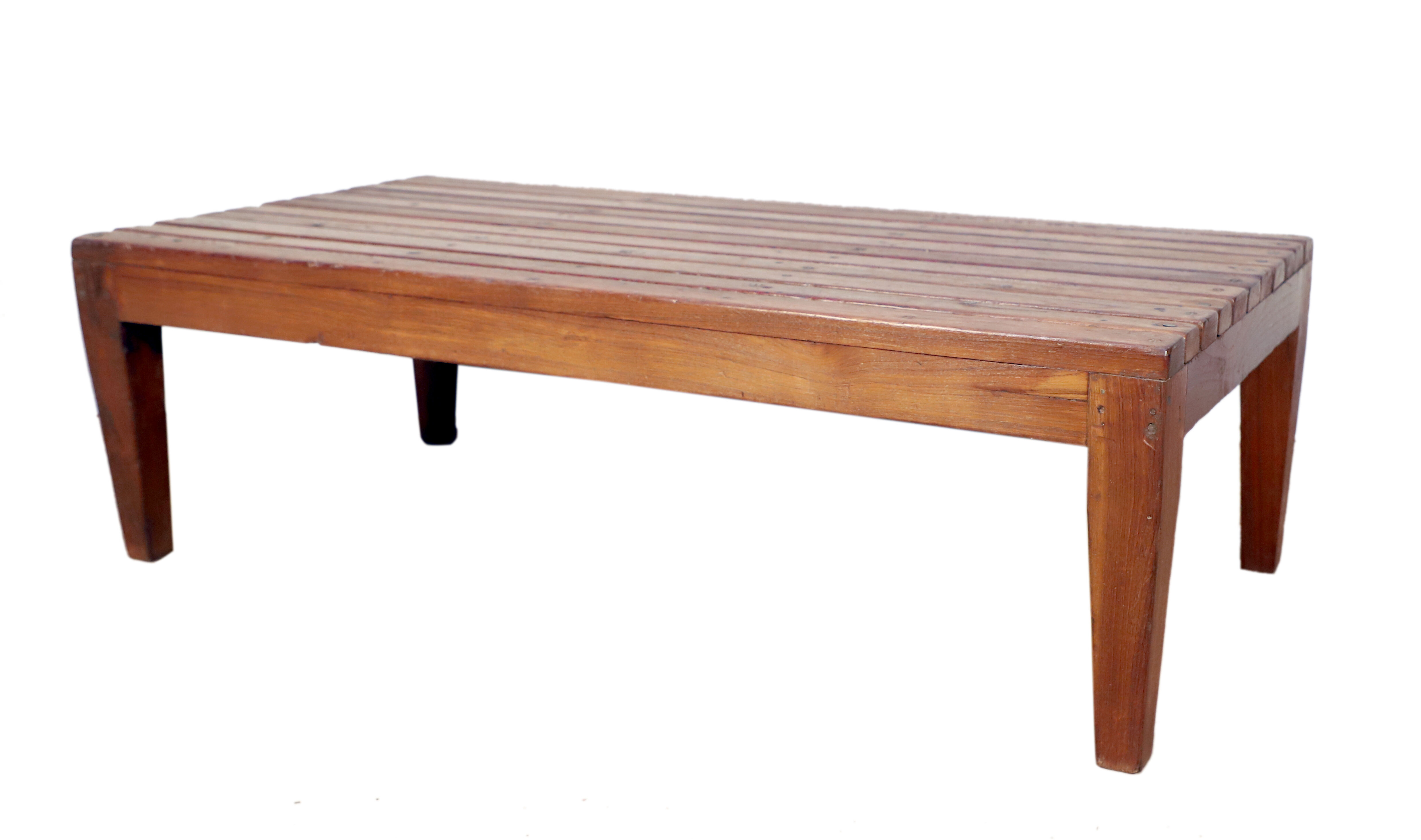 Old Burmese teak bench