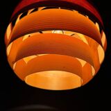 Hans Agne Jakobsson wooden pendant light, 1960s
