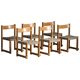 Hans J. Wegner, 'Koldinghus' chairs in beech with woven seat, set of 6, 1988