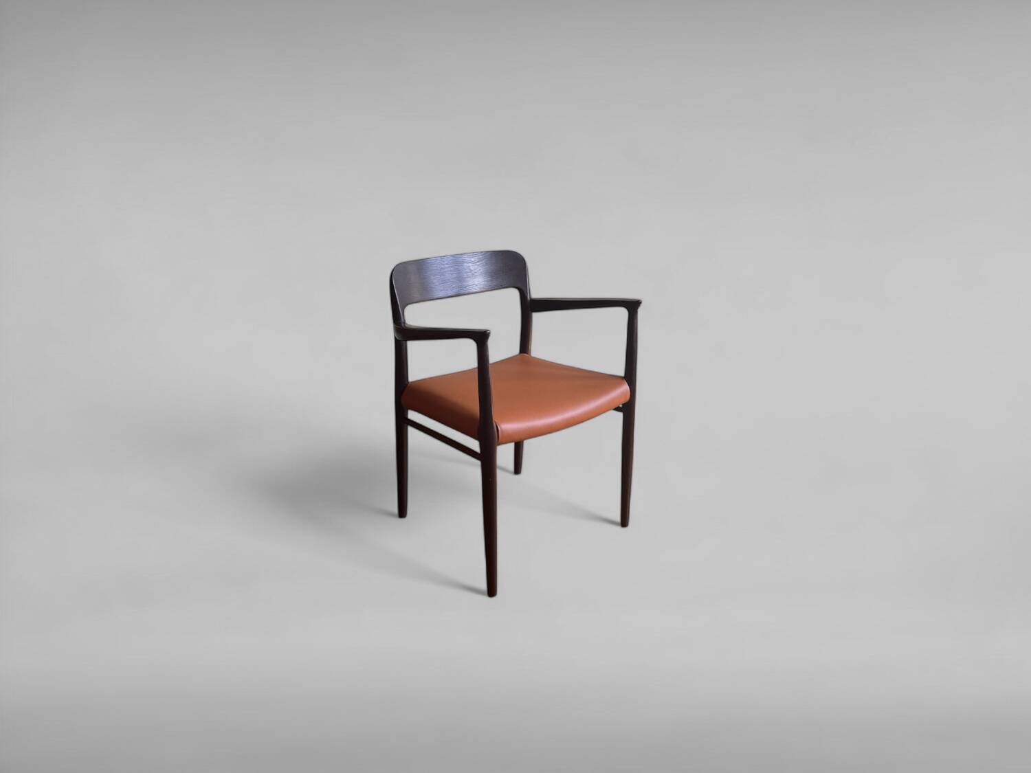 Danish Armlehnenstühle Modell 56 Von Niels O. Møller, 4er Set