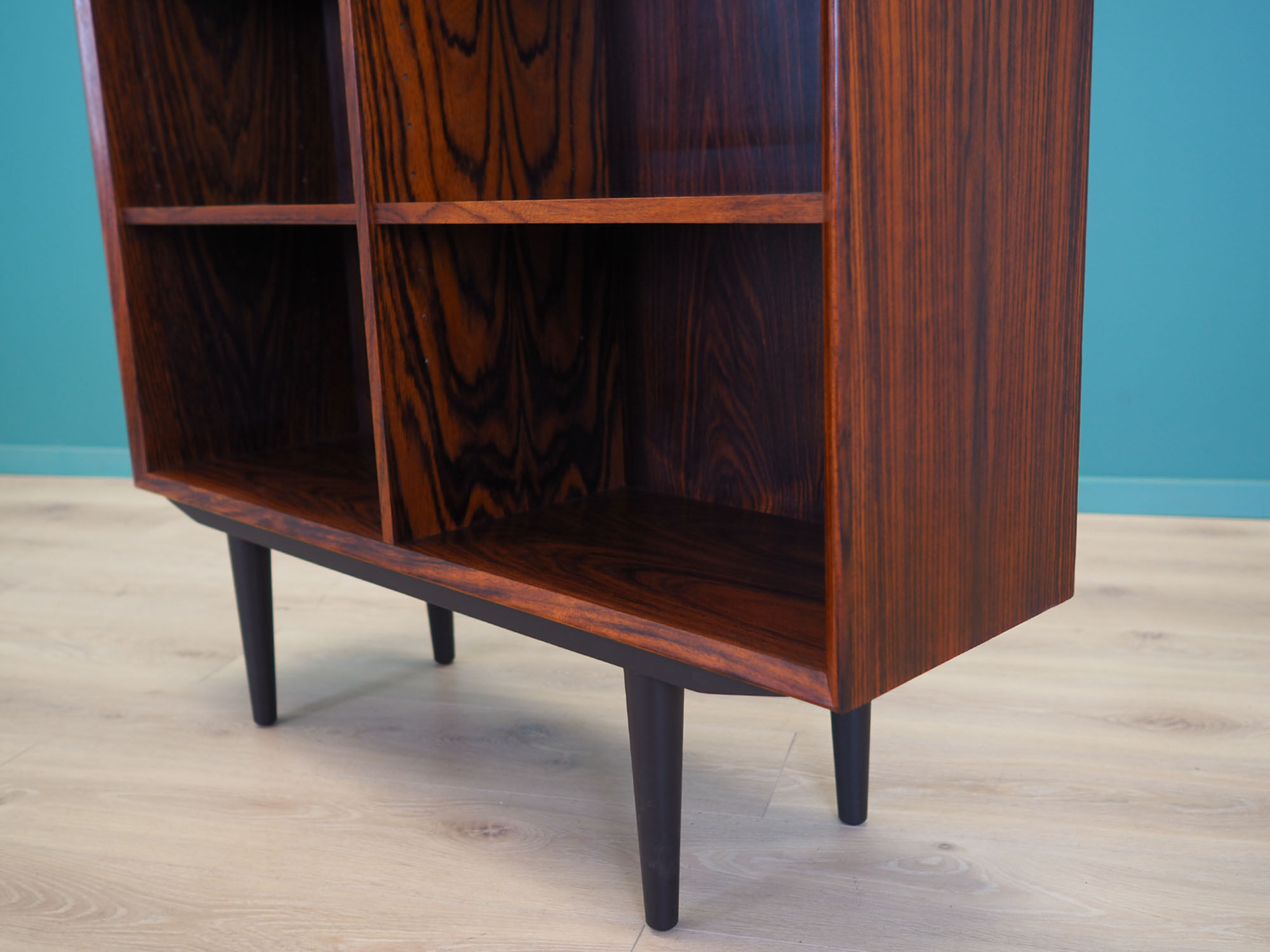 Rosewood bookcase, Danish design, 1960s, manufactured by Brouer Møbelfabrik