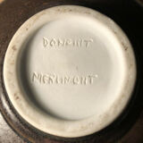 Enamelled ceramic vase signed Anne Marie Donaint Merlimont