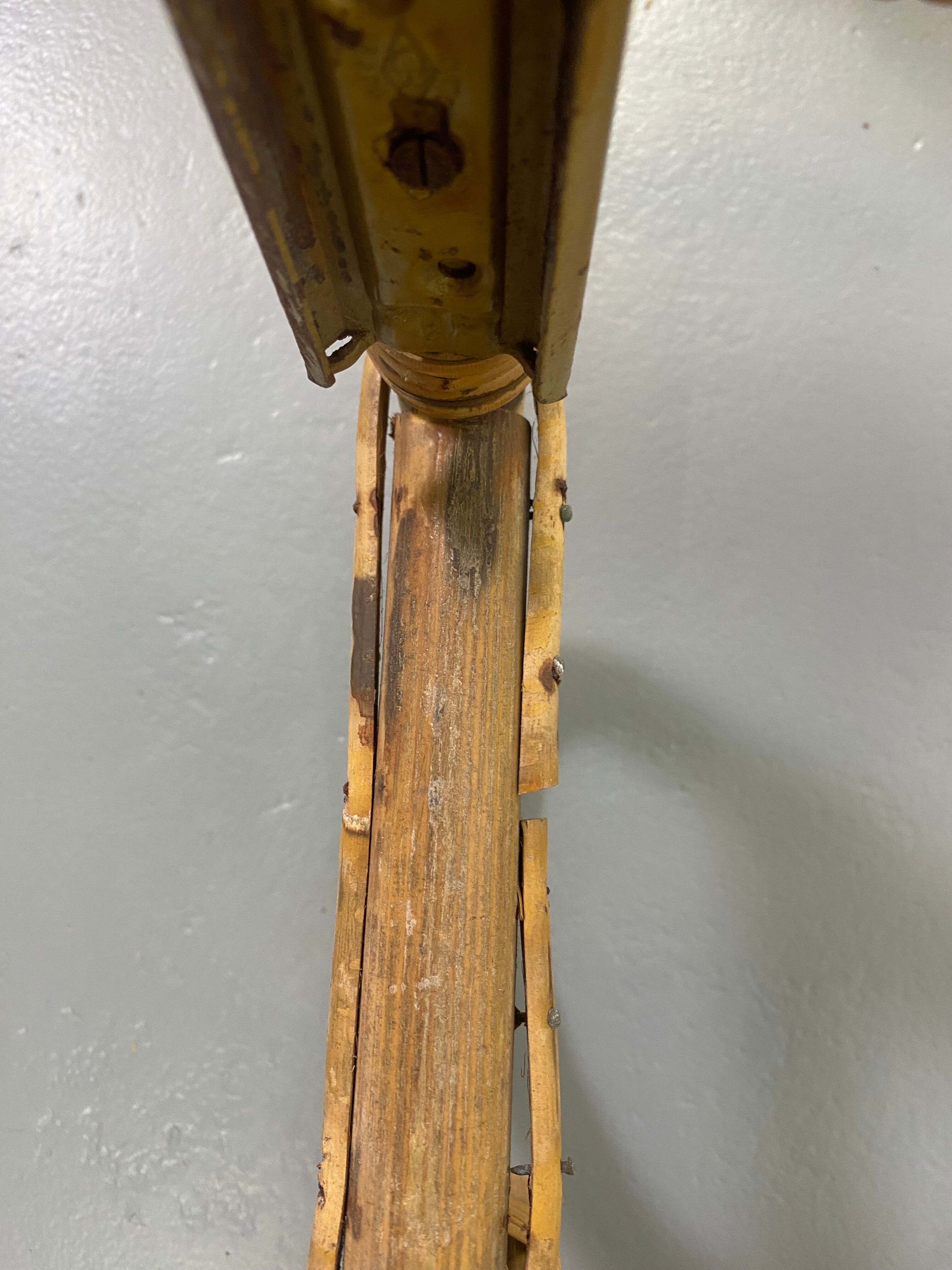 Rattan headboard and footboards