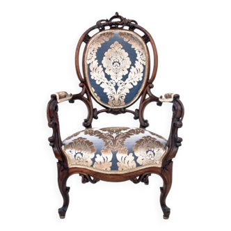 Fauteuil de style Louis Philippe, France, vers 1870.