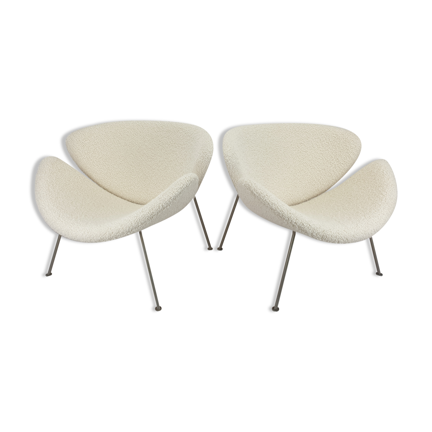 Set of Orange Slice Chairs by Pierre Paulin for Artifort, 1960s