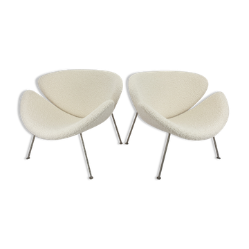Set of Orange Slice Chairs by Pierre Paulin for Artifort, 1960s