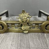 Exceptional Louis XVI Style Bronze Andirons, 19th Century