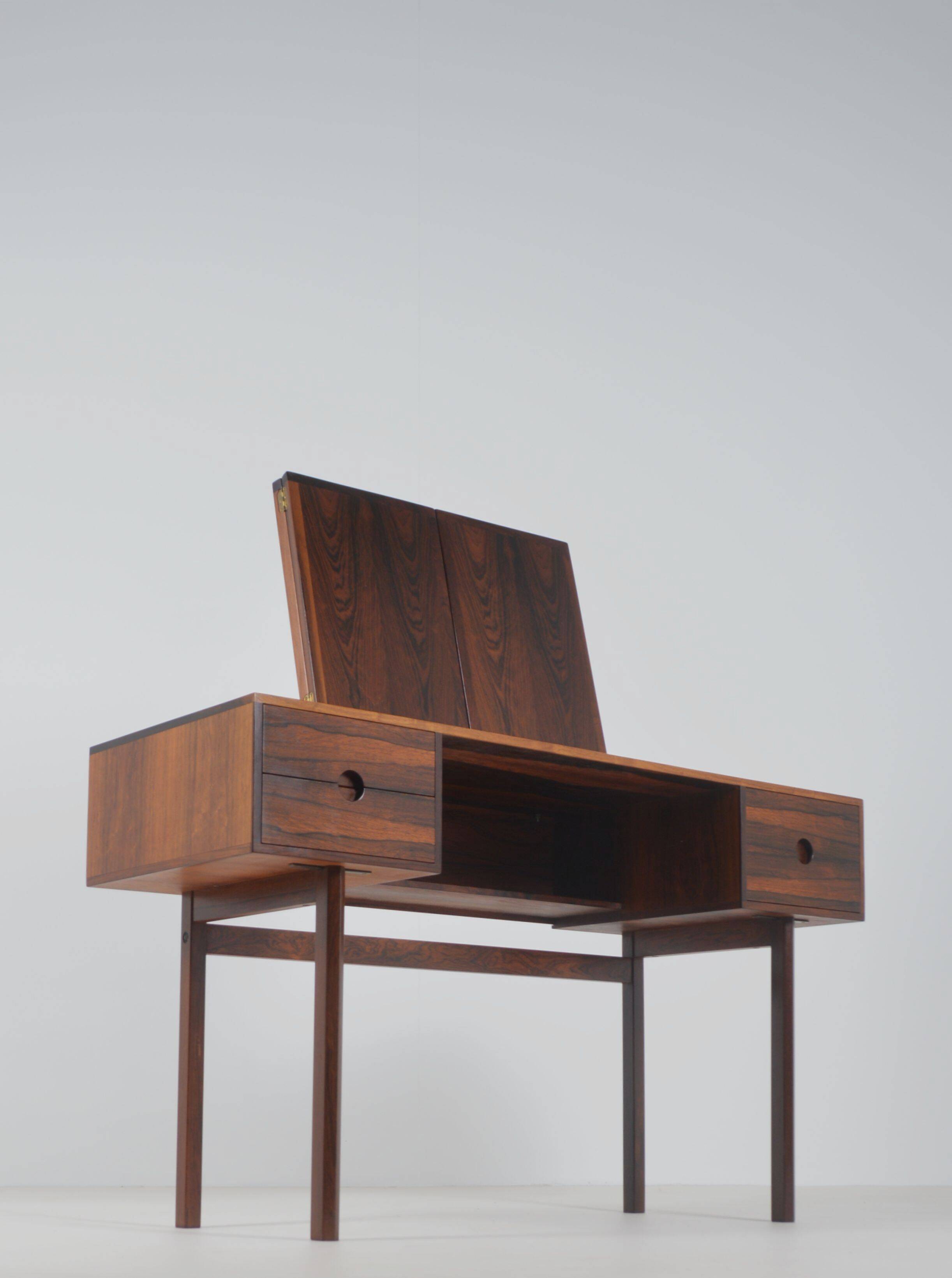 Danish dressing table in rosewood by Kai Kristiansen for Aksel Kjersgaard