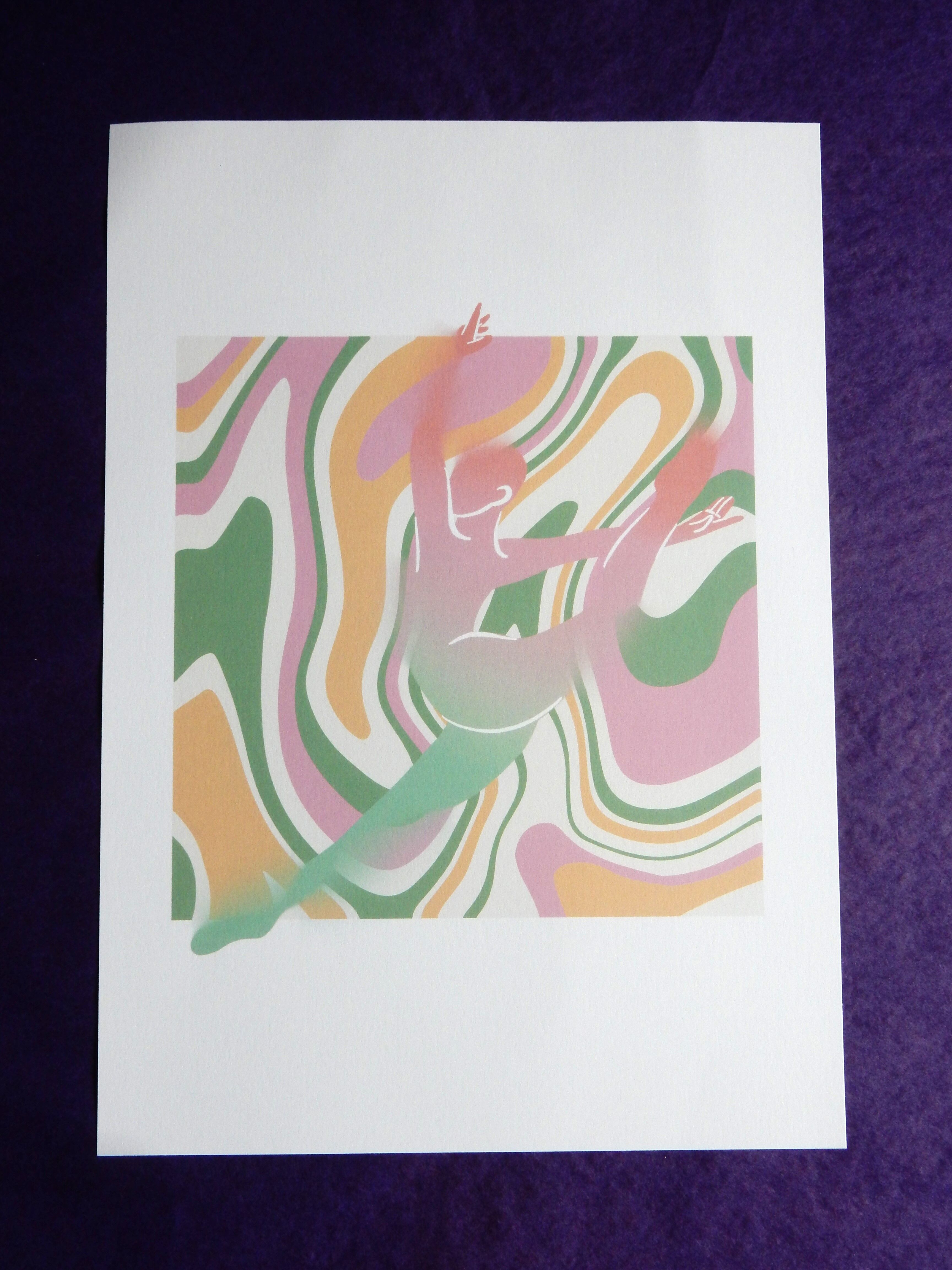 Dancer illustration A4 format