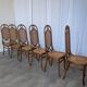 Set of 6 Mid-century Bentwood Cane Dining Chair, Thonet Style, 1970s Yugosl
