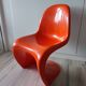 Orange Panton chairs 1974