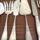 Art Nouveau style silver-plated cutlery set