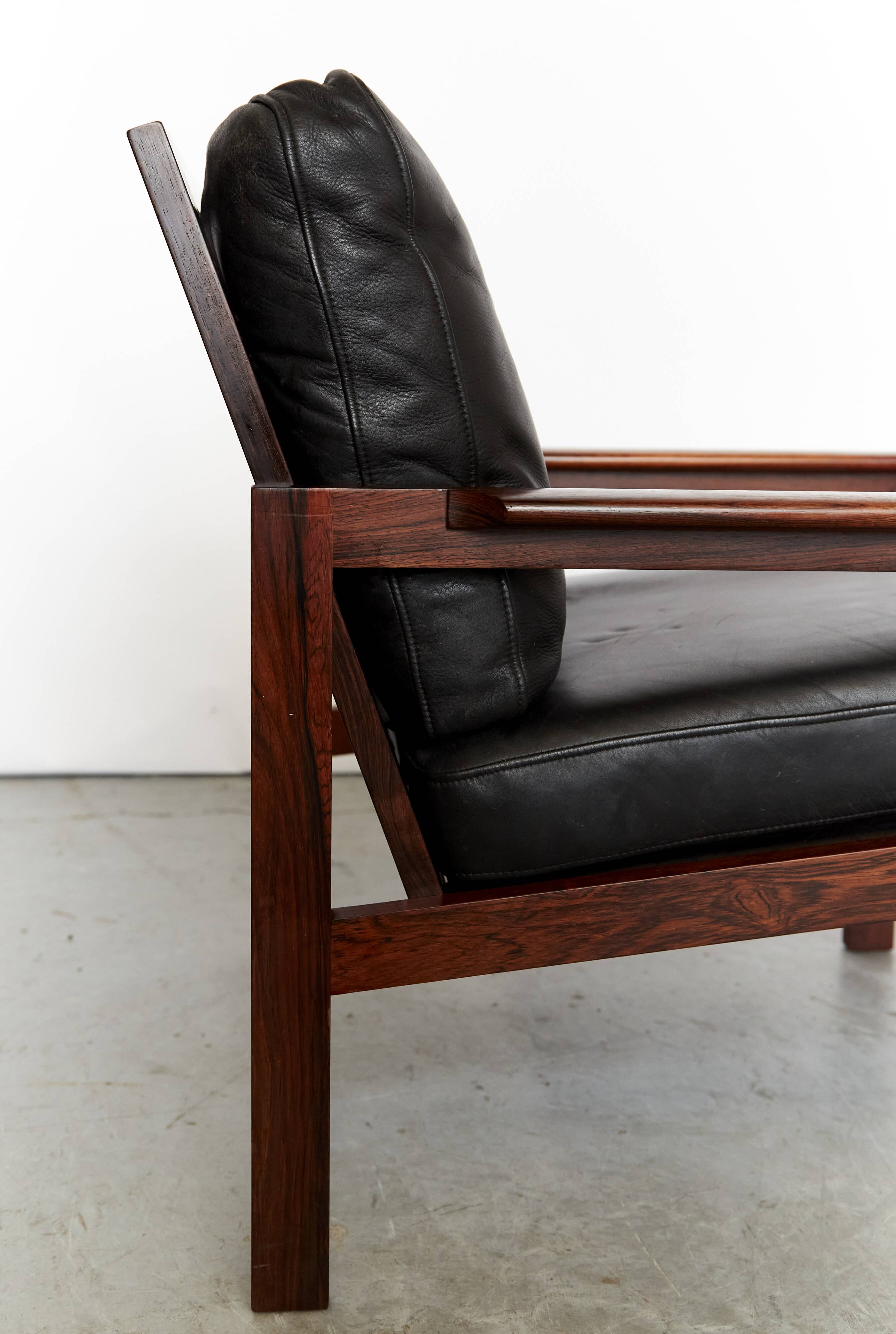 Fauteuil Mid-Century "Capella" par Illum Wikkelsø pour Niels Eilersen
