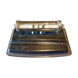 Ancien calendrier perpétuel de bureau vintage socle cuir