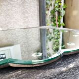 Beveled mirror in the shape of a flower 50s/60s 59cm