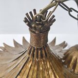 Vintage wheat ear pendant light from the 1970s