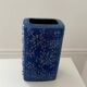 West Germany blue ceramic vase