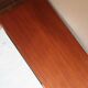 Teak enfilade, sliding canvas doors, 1960s.