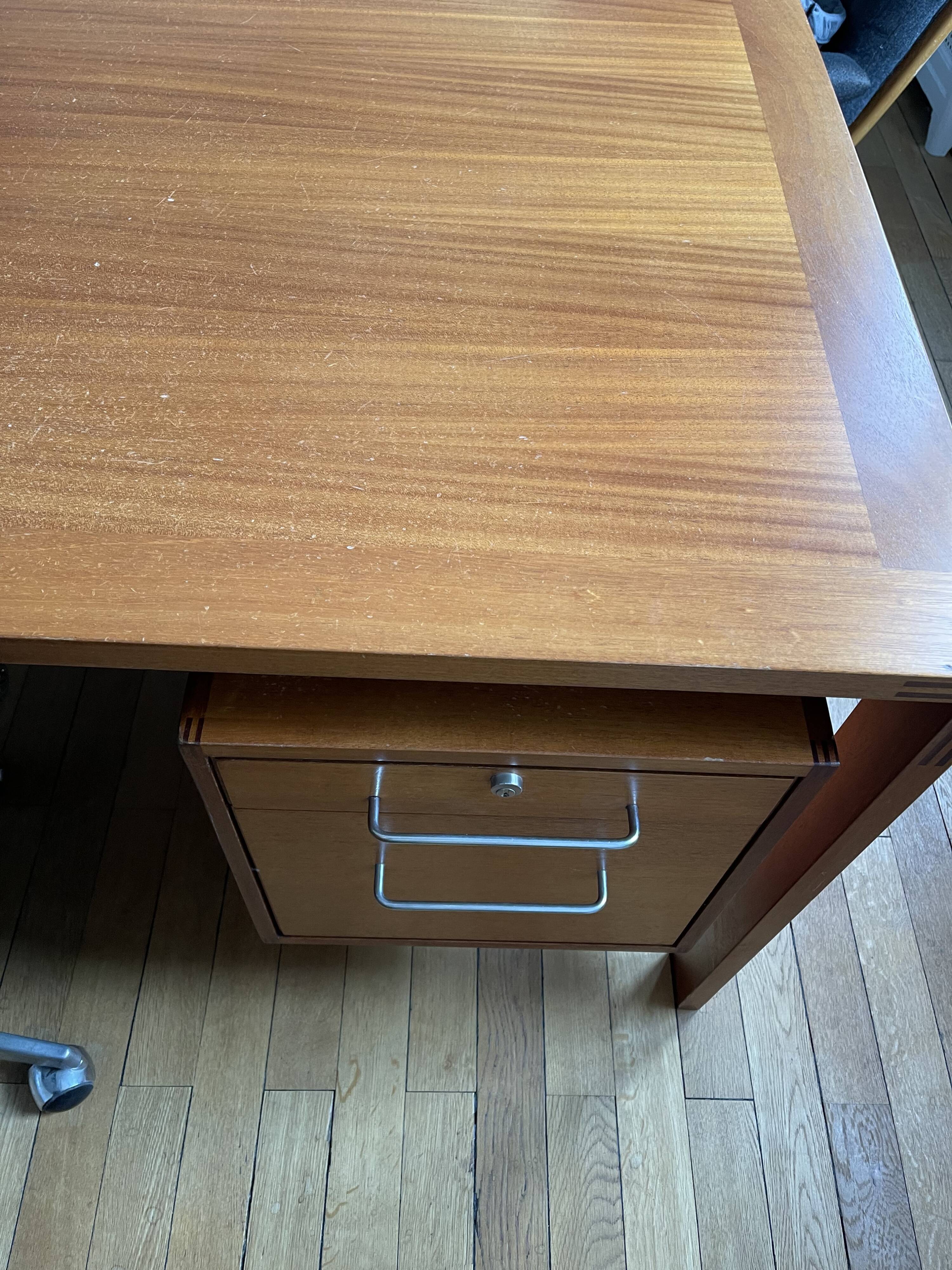 Danish midcentury writing desk by Henning Jensen & Torben Valeur