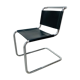 Chair B33 by Marcel Breuer 1980 black leather