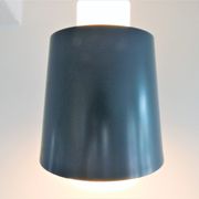 Suspension vintage en verre opalin 1960s