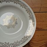 Vintage golden hollow plates