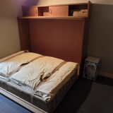 Scandinavian storage bed