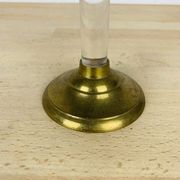 Bougeoir laiton et plexiglas vintage