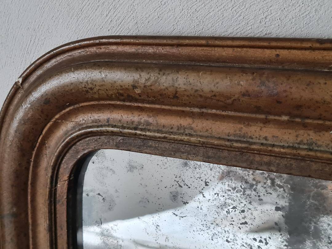 Miroir Louis Philippe  doré 65 x 52