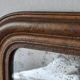 Miroir Louis Philippe  doré 65 x 52