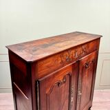 Armoire trois quarts en noyer de style Louis XV, XIXème siècle