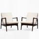 Pair of type 300-139 stefan armchairs