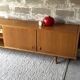 Vintage Scandinavian teak sideboard, 1970.