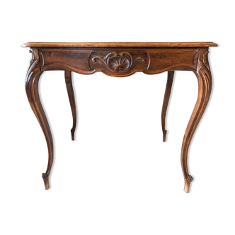 Table de milieu ou bureau style Louis XV d'époque xixeme siècle