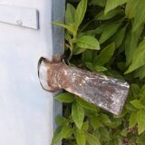 Antique H205xL103 curved iron gate door with mailbox