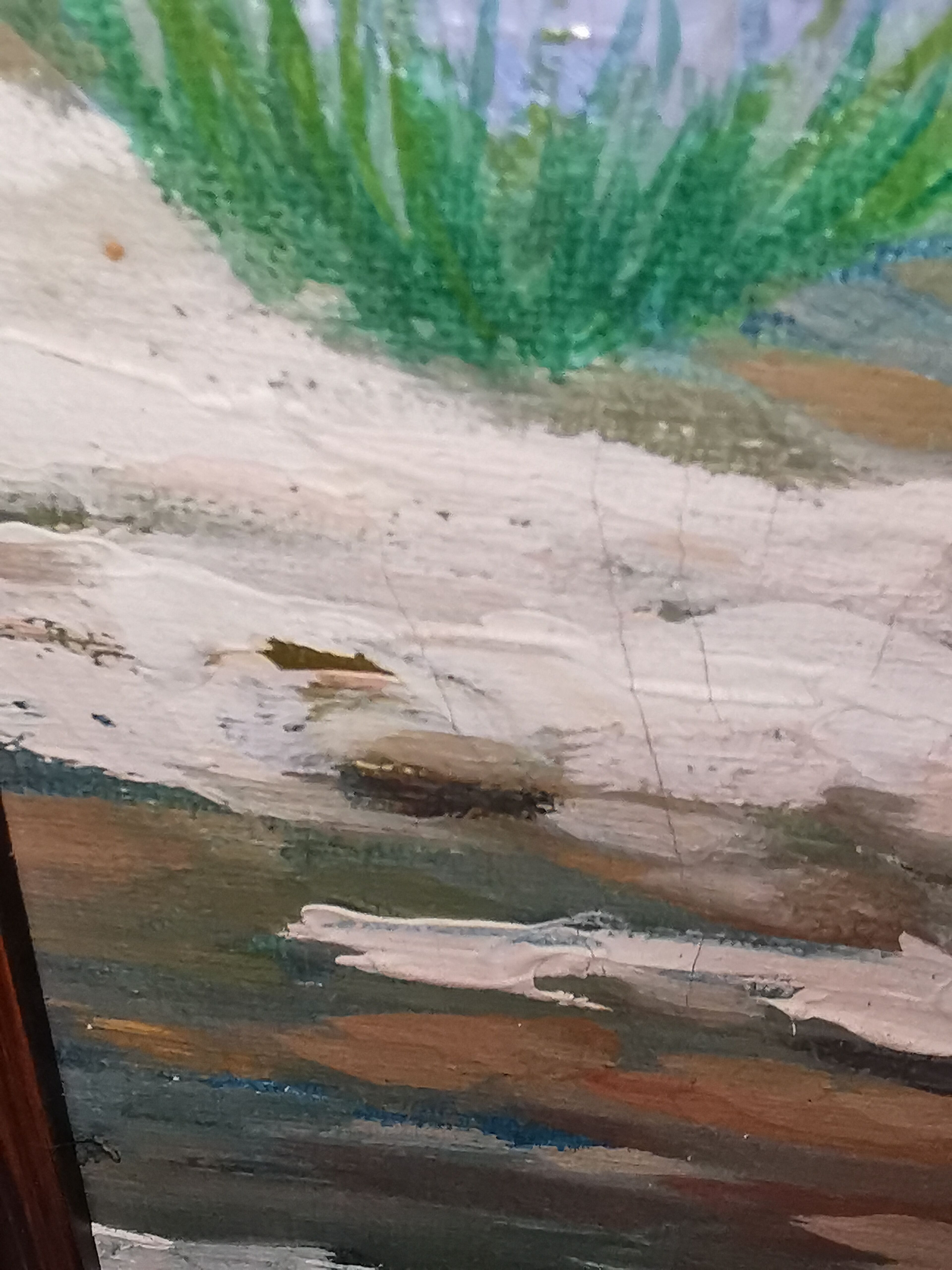 Provençal watercolor signed