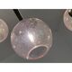 Contemporary Pink "Pulegoso" Spheres Murano Glass Sputnik Chandelier by Sim