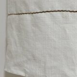 Old linen fabric lampshade suspension