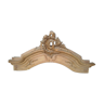 Pediment Louis XV in carved wood shell dating from the 1930 in walnut