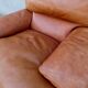 Vintage loft leather armchair DUVIVIER