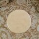 Vintage stool in cream white patinated wood