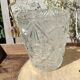 Vintage glass ice buckets or ice cubes made of thick glass