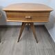 Paire de table de chevet vintage tripode années 50