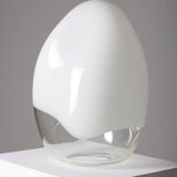 Paire de lampes nessa en verre de murano, gino vistosi, 1970s