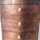 Meuble chiffonnier marqueterie ancien artisanal