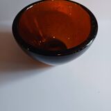 Vase en verre bullé de style biot