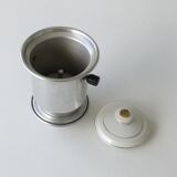 Old Nomar porcelain coffee maker with filter - like new - flower decor