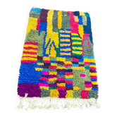Tapis marocain  berbère en laine fait à la main